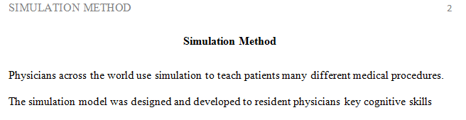 Describe the use of the simulation method to teach a group of people with type 1 diabetes how to manage a sick day.