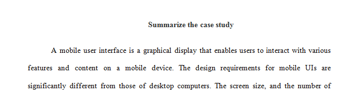 Identify the study method used and why it was appropriate